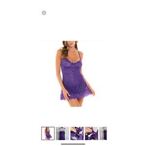 Oh La La Cheri Women's Purple Nightwear